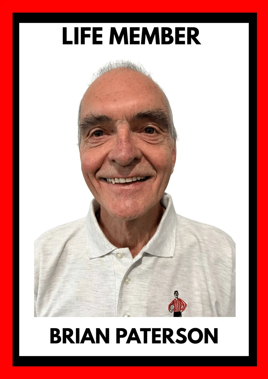 Life Member — Brian Paterson