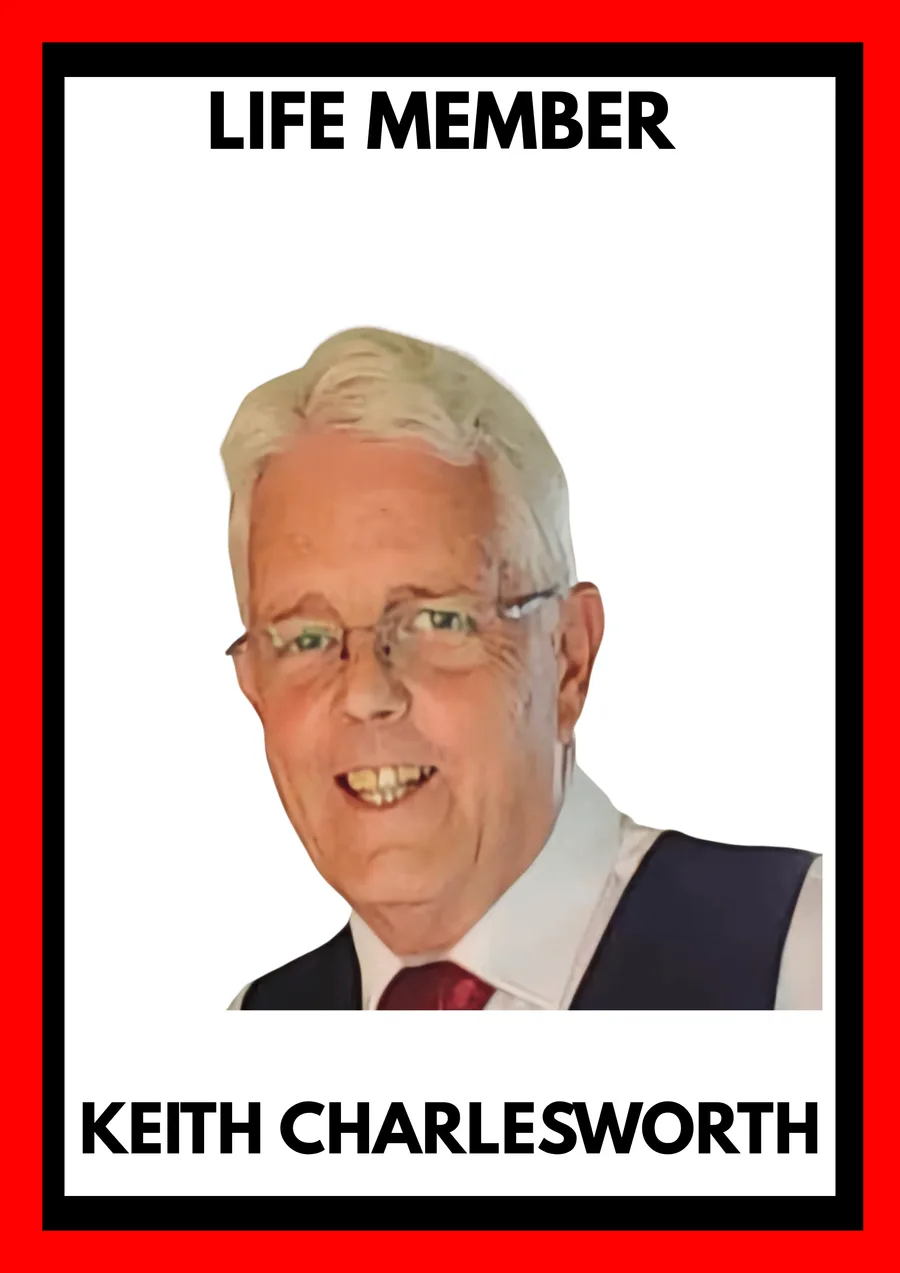 Life Member — Keith Charlesworth